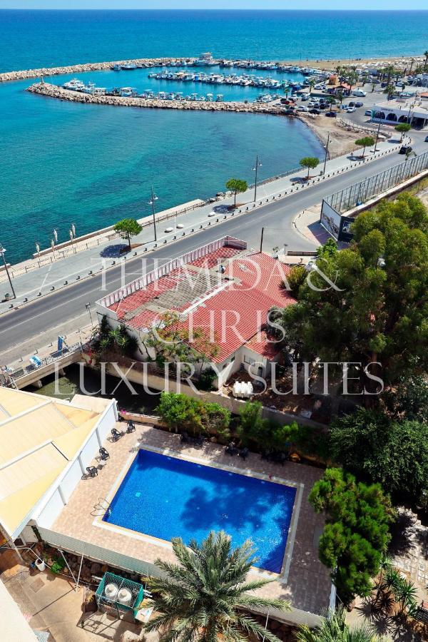 Luxury Penthouse 1Br-Seafront-Seasonal Pool-Central Larnaca Exterior photo